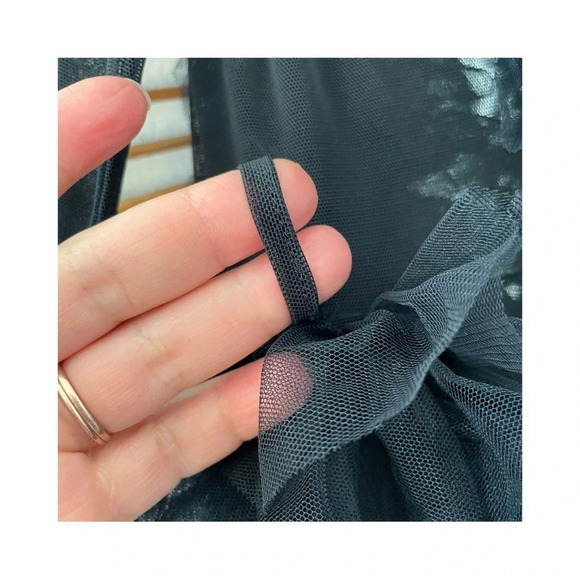 Yitty Fabletics Sheer Ruffle Dressing Gown/ Robe Sz XS - Picture 7 of 7